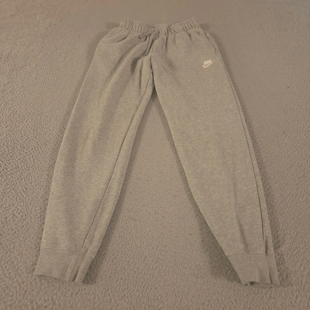 Nike Sweatpants Womens XS Grey Sportswear Club Fleece Mid-Rise Joggers Tapered